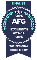 Best Regional NSW Mortgage Broker 2024 AFG Excellence Awards